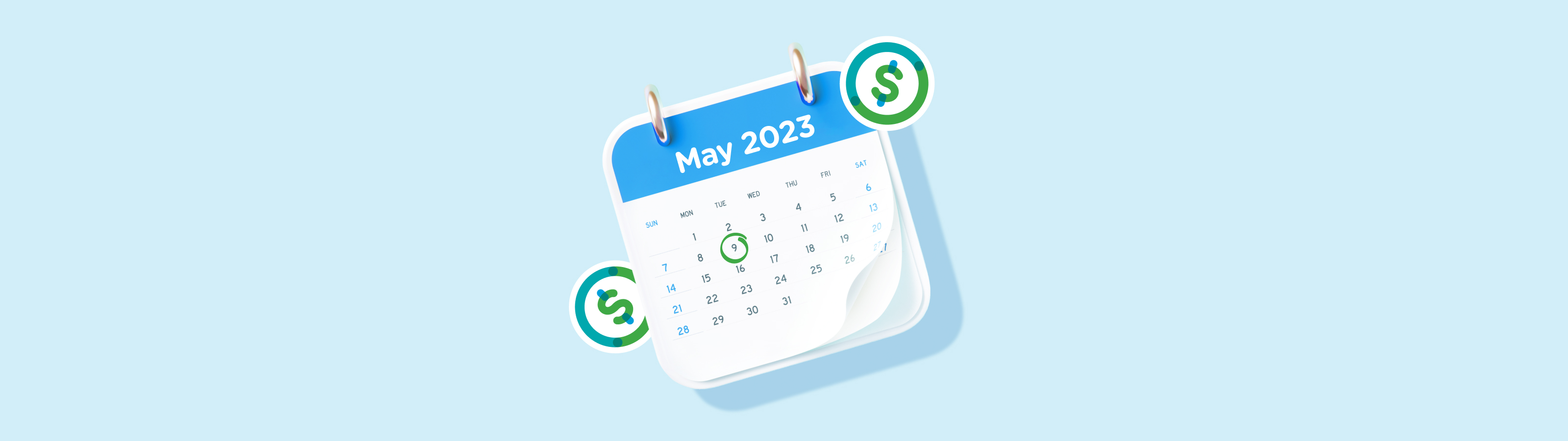 May 9 2023, the date of the 2023 Federal Budget circled on a calendar