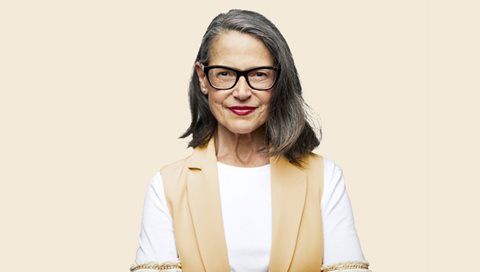 Older woman smiling