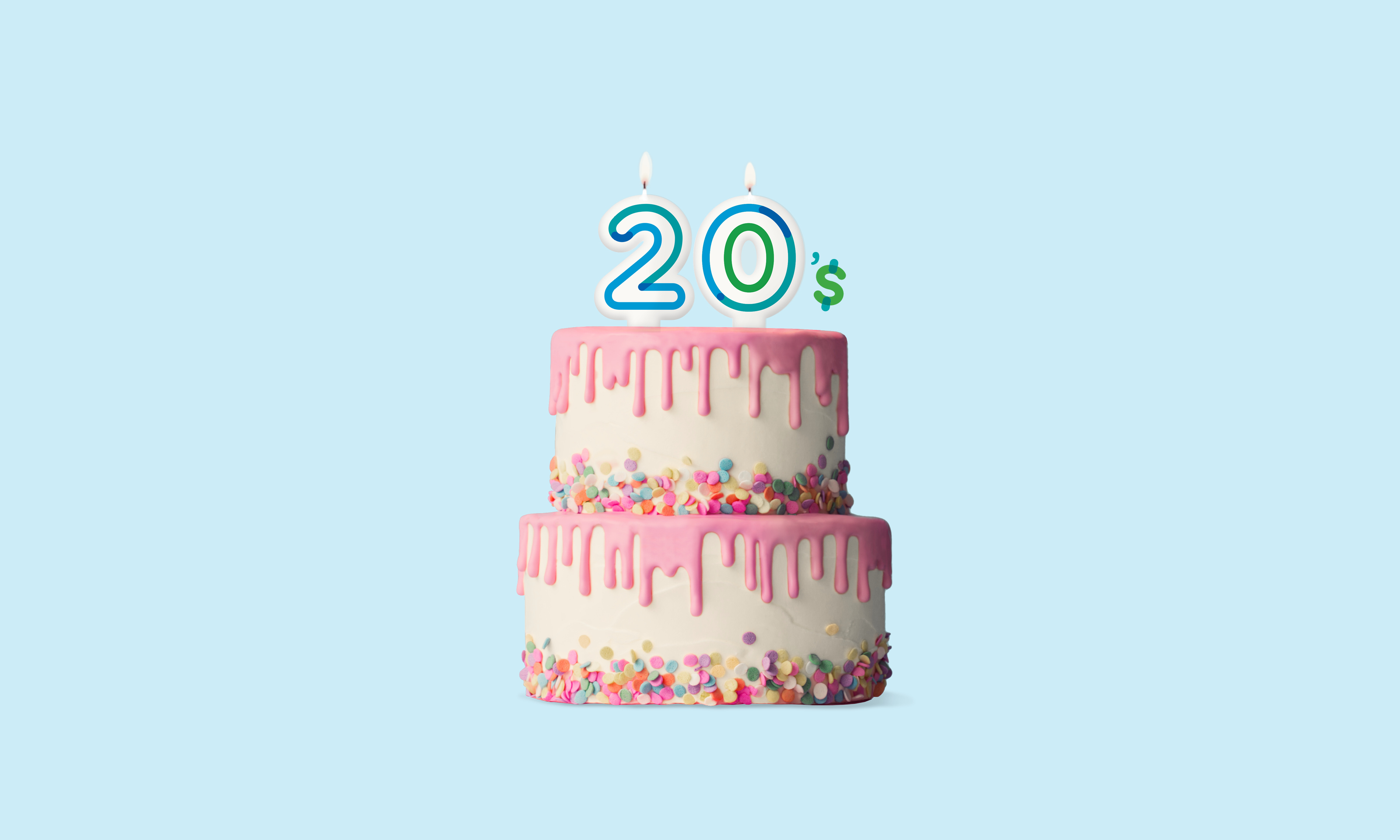 super in my 20's birthday cake