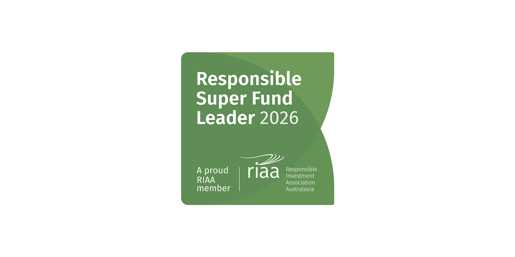 The RIAA - Responsible Super Fund Leader 2026