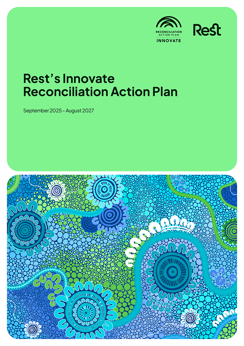 Cover of Rest's Innovate Reconciliation Action Plan
