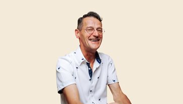 Smiling older man