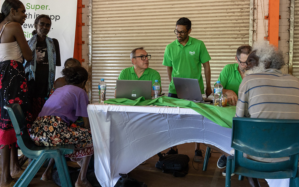 The Rest team helping First Nations members at East Arnham Land