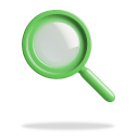 Magnifier green 3D