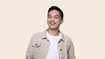 man smiling