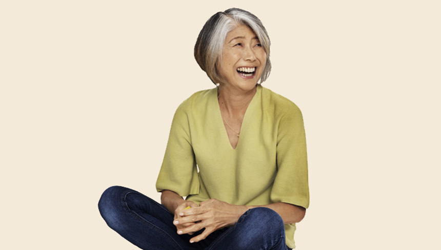 man in light blue sweater