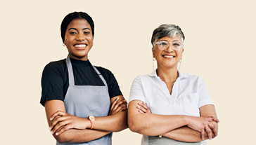 Female retail workers