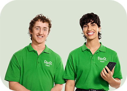 Smiling Rest representatives.