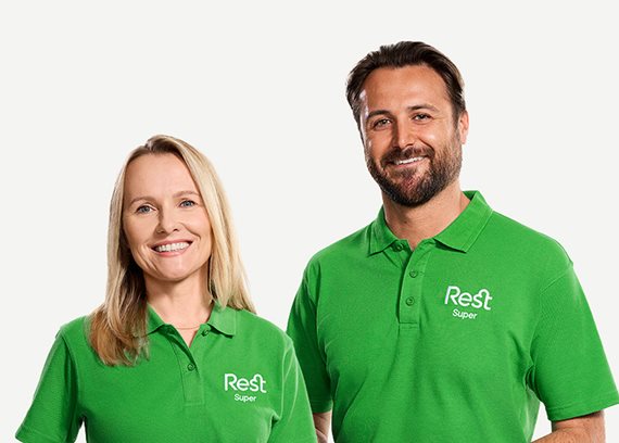 Matt and Dasha in Rest Shirts